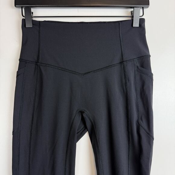 Lululemon All The Right Places Leggings 23” Black W6AMYS - 6 - Picture 3 of 9